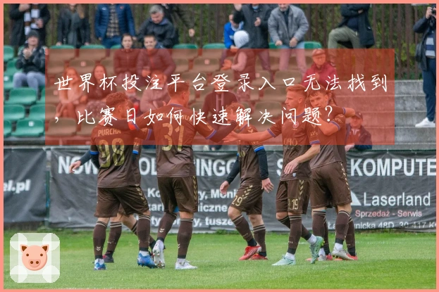 世界杯投注平台登录入口无法找到，比赛日如何快速解决问题？