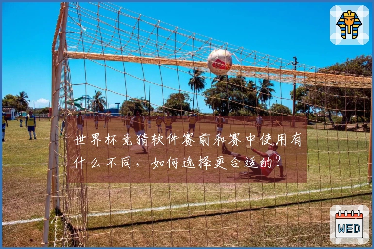 世界杯竞猜软件赛前和赛中使用有什么不同，如何选择更合适的？